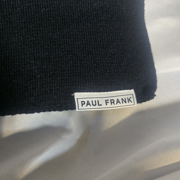 Paul Frank Black Scarf and Beige Knit Hat Set - Picture 4 of 6